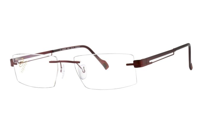 STEPPER SI-82374 F033 RIMLESS MEN OPTICAL FRAME BROWN