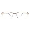 STEPPER SI-60003 F013 UNISEX OPTICAL FRAME GOLD / BROWN